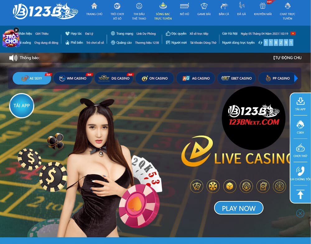 Casino Trực Tuyến – 123B Casino